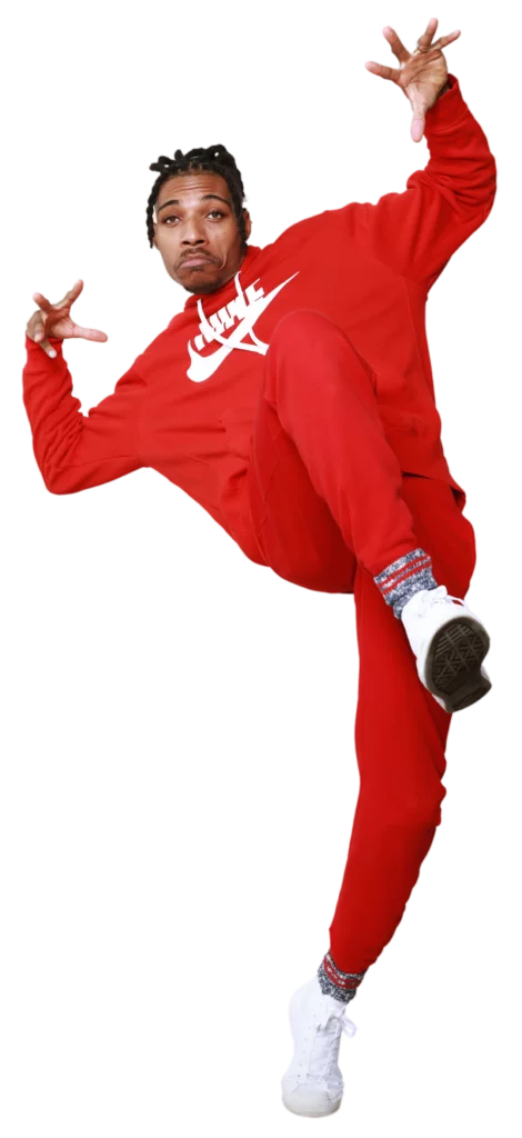Darrius Strong Of STRONGmovement Mid Dance Pose