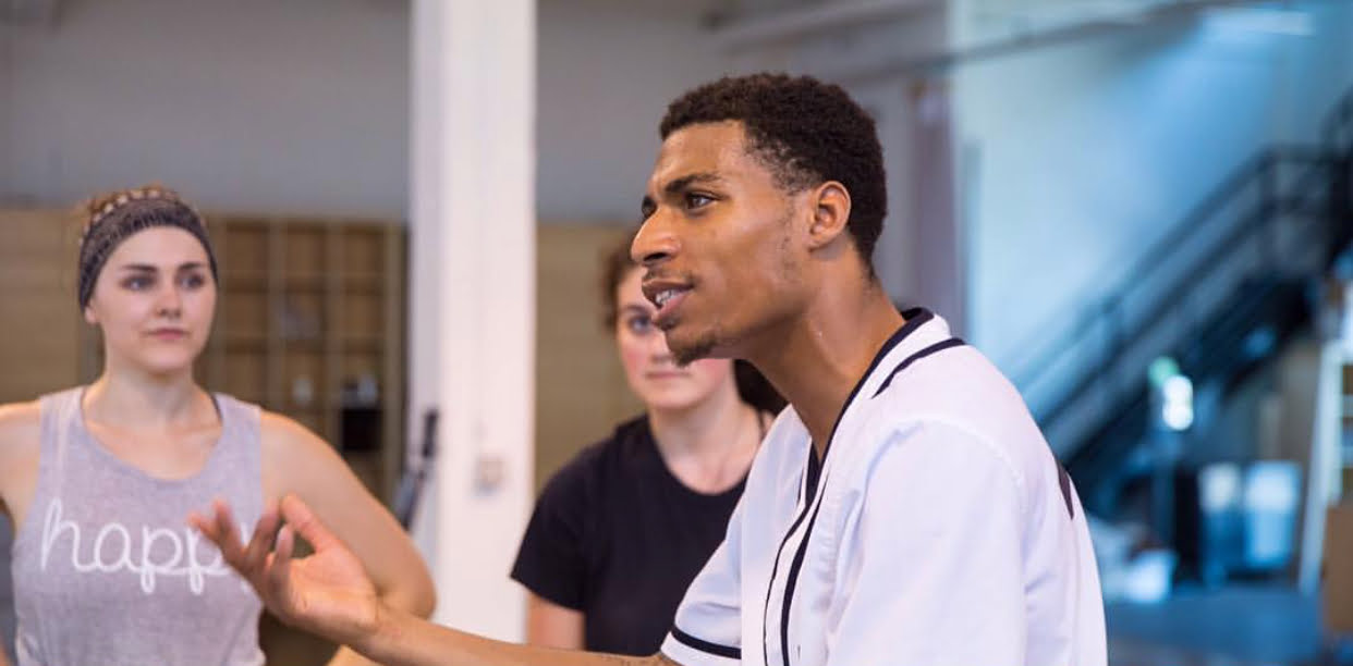 Darrius Strong at an Artist Talk